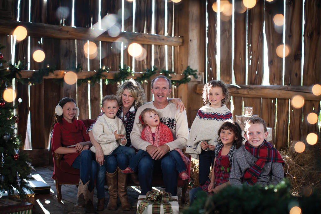 Natalie MacMaster with her family